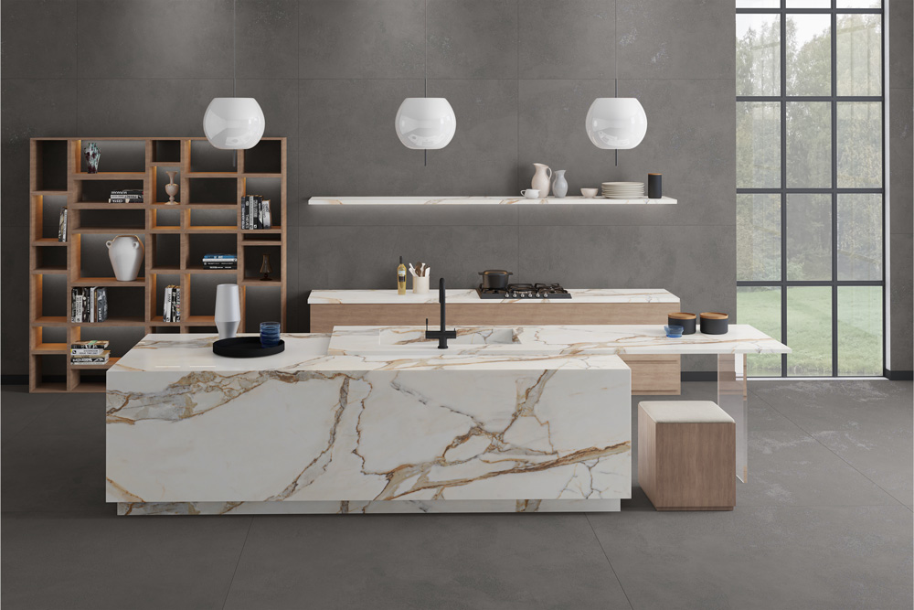 Marble Wall + Matt Floor